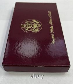 1984 U. S. Olympics Gold & Silver Proof Commemorative 3 Coin Set with Box