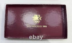 1984 U. S. Olympics Gold & Silver Proof Commemorative 3 Coin Set with Box