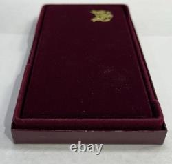 1984 U. S. Olympics Gold & Silver Proof Commemorative 3 Coin Set with Box