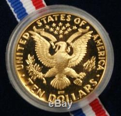 1984 W $10 Gold Eagle Proof Olympic Commemorative Coin OGP