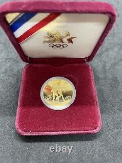 1984-W Olympic $10 Gold Ten Dollar Commemorative