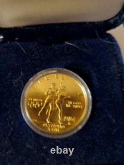1984-W Olympic $10 Gold Ten Dollar Commemorative