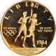 1984-w Olympics Commemorative Gold $10 Pcgs Pr69 Dcam