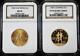 1984-w & -s $10.4838 Ounce X 2 Gold Olympic Set Ngc Ms 70 And Pf 70 Ultra Cameo