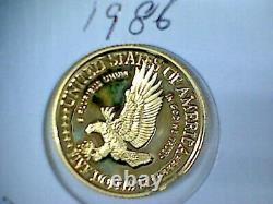 1986 Gold Statue of Liberty Commemorative $5.00 Gold Coin