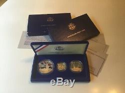 1986 LIBERTY COIN STATUE OF LIBERTY 3 piece set Gold Silver