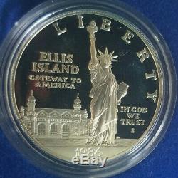 1986 Liberty (3) Coin PROOF Commemorative Set 90% Pure Gold 90% Pure Silver BU