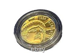 1986-S Statue of Liberty, 5? Coin Gold & Silver Proof Sets? With Box? , OGP, COA