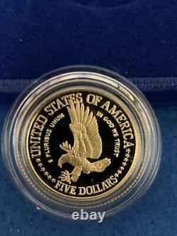 1986 Statue Of Liberty 3 Coin Gold & Silver Commemorative Set -proof Ogp