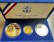 1986 Statue Of Liberty 3 Coin Gold & Silver Proof Set Withbox, Display Case, & Coa