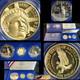 1986 Statue Of Liberty Commemorative 3 Coin Silver & $5 Gold Proof Set, C8478