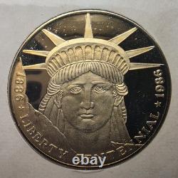 1986 US Centennial 14k Gold Liberty Proof Coin 7.2g COA & Folder FIRST DAY