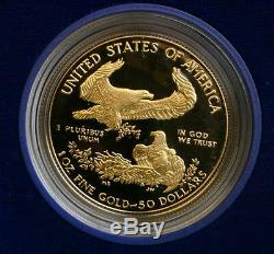 1986 US Mint 1 OZ American Eagle Proof Bullion Gold $50 Coin