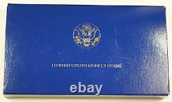 1986 US Mint Liberty Commemorative 3 Coin Silver & Gold Proof Set as Issued DGH