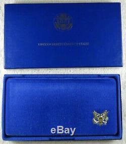 1986 US Mint Statue of Liberty Gold Silver 3-Coin Commemorative Set NICE
