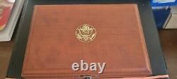 1986 U. S. Commemorative 6 Coin Liberty Set Gold, Silver, Clad withBoxes & CofAs