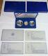1986 U. S. Liberty 3 Coin Proof Set $5 Gold, $1 Silver, And Half Dollar