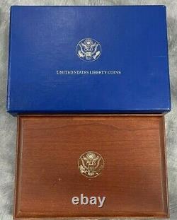 1986 United States Liberty Commemorative 6 Coin Set silver & gold proof Box/COA