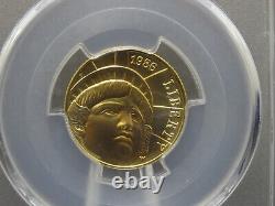 1986-W Statue Liberty Commemorative $5 Gold PCGS MS70 US Coin Thomas Cleveland