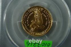 1986-W Statue of Liberty Commemorative $5 Gold PCGS MS 70