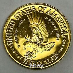1986-W US Gold $5 Statue of Liberty Commemorative Proof Coin