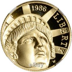 1986-W US Gold $5 Statue of Liberty Commemorative Proof NGC PF69 UCAM