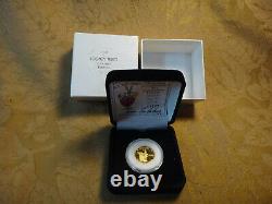 1987 1/4 Ounce. 999 Fine Gold Looney Tunes Commemorative Bugs Bunny 1/2500