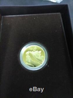 1987 Gold $100 Proof Calgary 1988 Olympic Coin Mint Cased With Coa