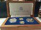1987 Us Constitution 4-coin Commemorative Set 2 Gold & 2 Silver With Coa