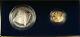 1987 Us Mint Constitution 2 Coin Gold & Silver Commem Proof Set As Issued Amt