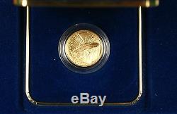 1987 U. S. Mint Constitution $5 Gold BU Commemorative Coin Box & COA OGP