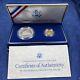1987 U. S. Mint Constitution Coins Proof Set Silver $1 And Gold $5 Z 163