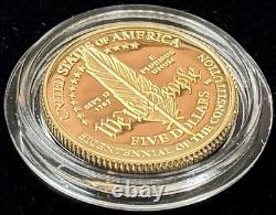1987 United States Constitution Coins US Gold Coin 5 Dollar 8.3 grams 90% Gold 1