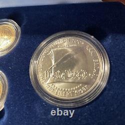 1987 United States Mint Constitution Coins 4 Coin Set Gold & Silver Coins