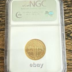 1987 W Constitution $5 NGC MS70 Gold Coin