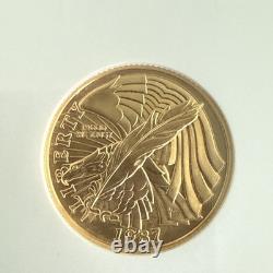 1987 W Constitution $5 NGC MS70 Gold Coin