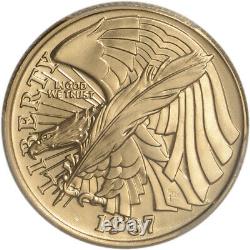 1987-W US Gold $5 Constitution Commemorative BU PCGS MS69