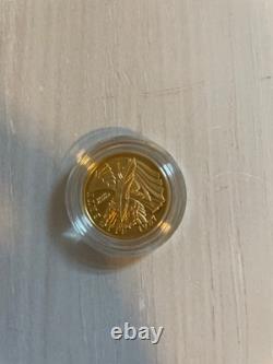 1987 W U. S. Constitution Bicentennial $5 Gold Coin w original box