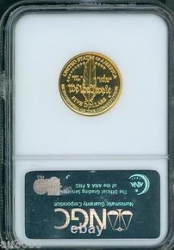 1987-w $5 Gold Commemorative Constitution Ngc Pr70 Pr-70 Proof Pf70
