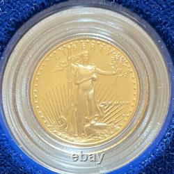 1988 American Eagle Proof $5 Gold Coin w Box/COA