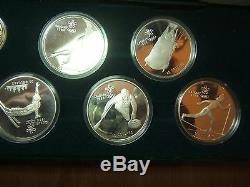 1988 Canadian Olympics 11 Coin Gold and Silver Set Original Case