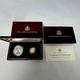 1988 Olympic Coin U. S. Mint Proof Set $5 Gold, $1 Silver Withbox & Coa