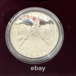 1988 OLYMPIC COIN U. S. Mint PROOF SET $5 GOLD, $1 SILVER withBox & COA
