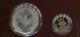 1988 Olympic Silver Dollar And Gold Five Dollar Coins (d262) Proof