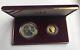 1988 Us Olympic $5 Gold Dollar And Proof Silver Dollar Coin Set With Box & Coa