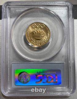 1988 W Olympic $5 Gold Commemorative Coin PCGS MS69 US Mint Gold Coin