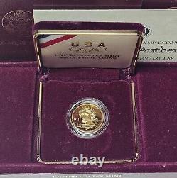 1988-W Olympic $5 Gold Proof with Box & COA-FREE USA Shipping