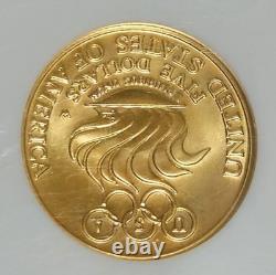 1988 W Olympics $5 Gold Commemerative Coin MS 69 NGC