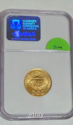 1988 W Olympics $5 Gold Commemerative Coin MS 69 NGC