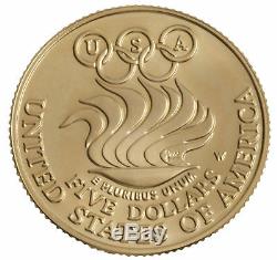 1988-W Seoul Olympics $5 UNC Gold Commemorative
